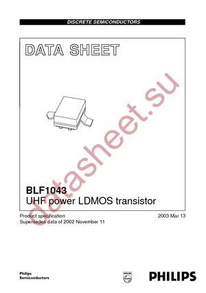BLF1043,112 datasheet  